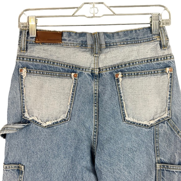 Andersson Bell - Blue Jade Carpenter Jeans - Straight Leg High Rise - Small - Picture 10 of 15